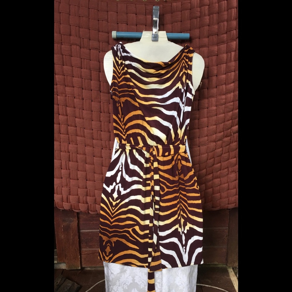 Animal print dress